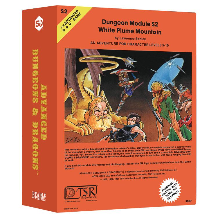 Classic Module Dice Collection: White Plume Mountain Dice Beadle & Grimm's   