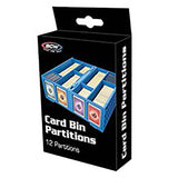 BCW Supplies: Card Bin Partitions (12CT) (5 Options) Supplies BCW BCW Card Bin Partitions Blue