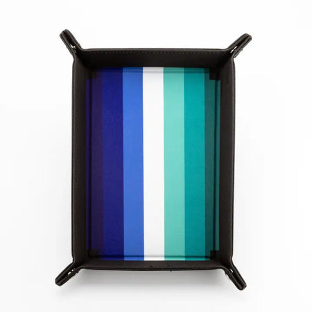 Folding Dice Tray with Leather Backing - Pride Flags (9 options) Dice FanRoll by Metallic Dice Games Dice Tray Gay Men