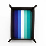 Folding Dice Tray with Leather Backing - Pride Flags (9 options) Dice FanRoll by Metallic Dice Games Dice Tray Gay Men