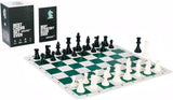 Best Chess Set Ever Black/White Dual Board Board Games Common Ground Games