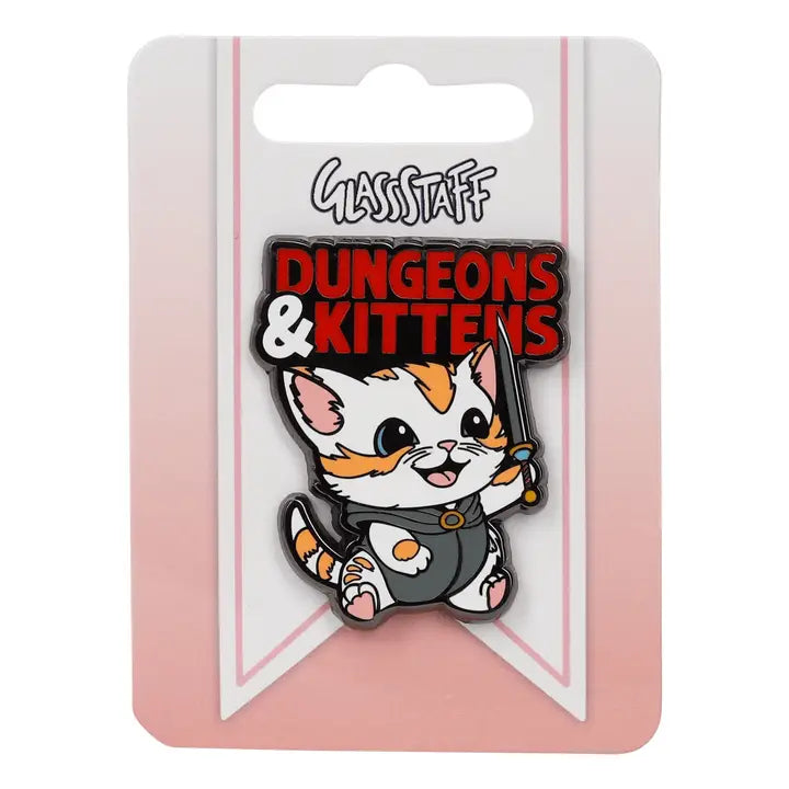 GlassStaff Pin - Dungeons & Kittens Clothing & Accessories Forged Dice Co