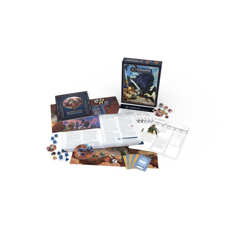 Cosmere RPG Stormlight Stormlight Starter Set Miniatures Brotherwise Games Cosmere RPG Starter Set