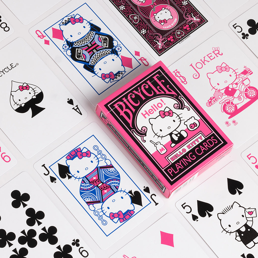Bicycle Playing Cards: Hello Kitty Black & Pink Card Games U.S. Playing Card Co.