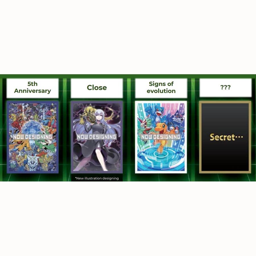 DIGIMON CARD GAME: OFFICIAL SLEEVE ASSORTMENT 01 (4 options) Supplies Bandai