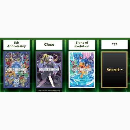 DIGIMON CARD GAME: OFFICIAL SLEEVE ASSORTMENT 01 (4 options) Supplies Bandai