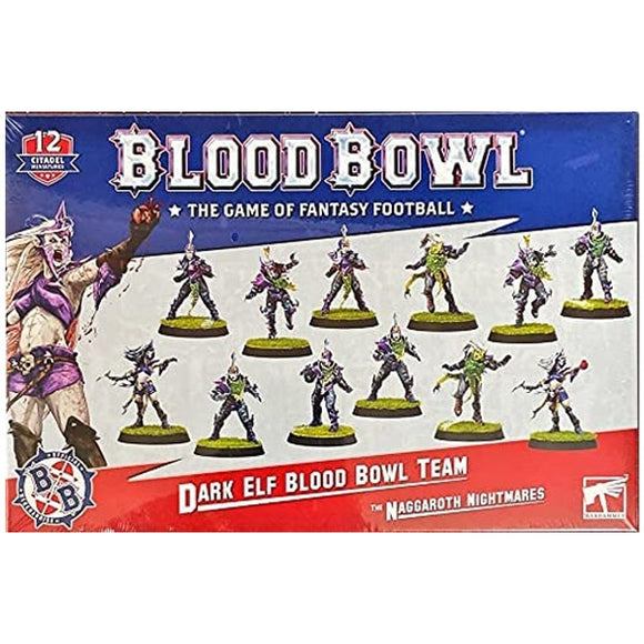Blood Bowl Dark Elf Team: The Naggaroth Nightmares Miniatures Games Workshop   