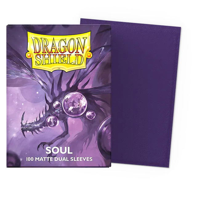 Dragon Shield 100ct Matte Dual Sleeves: Soul Supplies Arcane Tinmen   