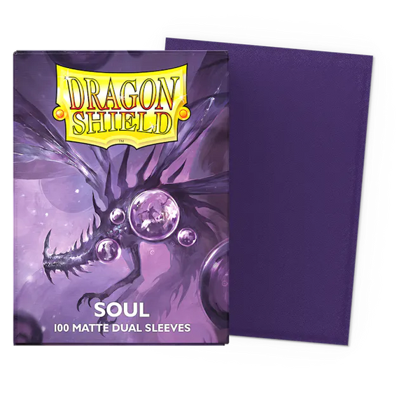 Dragon Shield 100ct Matte Dual Sleeves: Soul Supplies Arcane Tinmen   