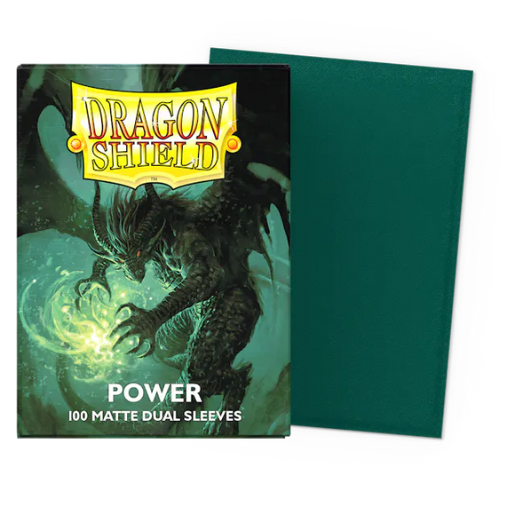 Dragon Shield 100ct Matte Dual Sleeves: Power Supplies Arcane Tinmen   