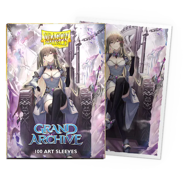 Dragon Shield 100ct Matte Art Sleeves: Grand Archive - Merlin, Kingslayer Supplies Arcane Tinmen   