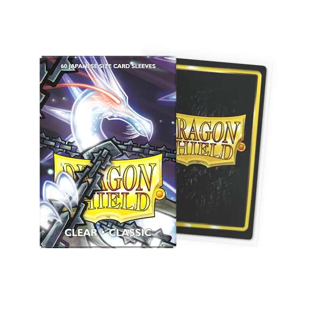 Dragon Shield 60ct Japanese Size Sleeves: Clear Supplies Arcane Tinmen   