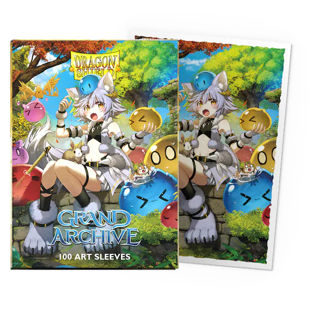 Dragon Shield 100ct Matte Art Sleeves: Grand Archive - Silvie, Slime Sovereign Supplies Arcane Tinmen   