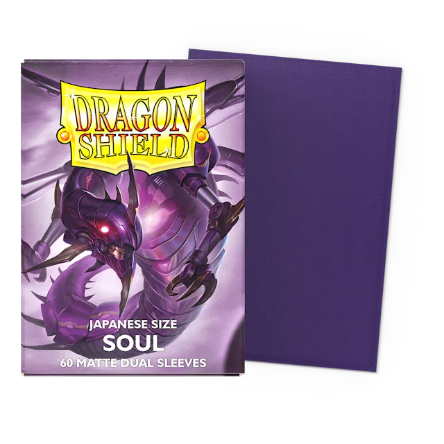 Dragon Shield 60ct Japanese Matte Dual Sleeves: Soul Supplies Arcane Tinmen   