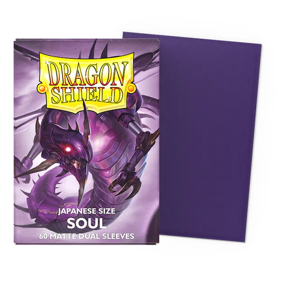 Dragon Shield 60ct Japanese Matte Dual Sleeves: Soul Supplies Arcane Tinmen   