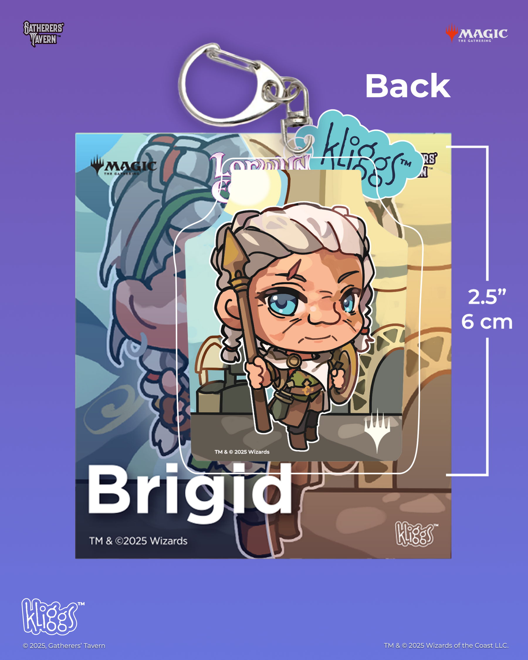 Lorwyn Eclipsed Kliggs Double-Sided Keychain (6 Options) Supplies Common Ground Games MTG ECL DS Keychain Brigid