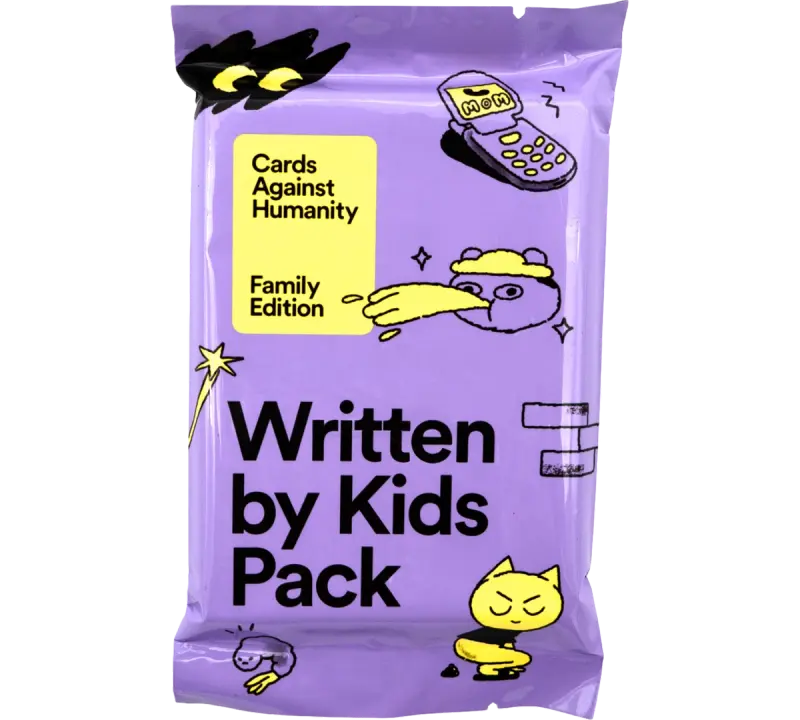 Cards Against Humanity: Written by Kids Pack Card Games Breaking Games