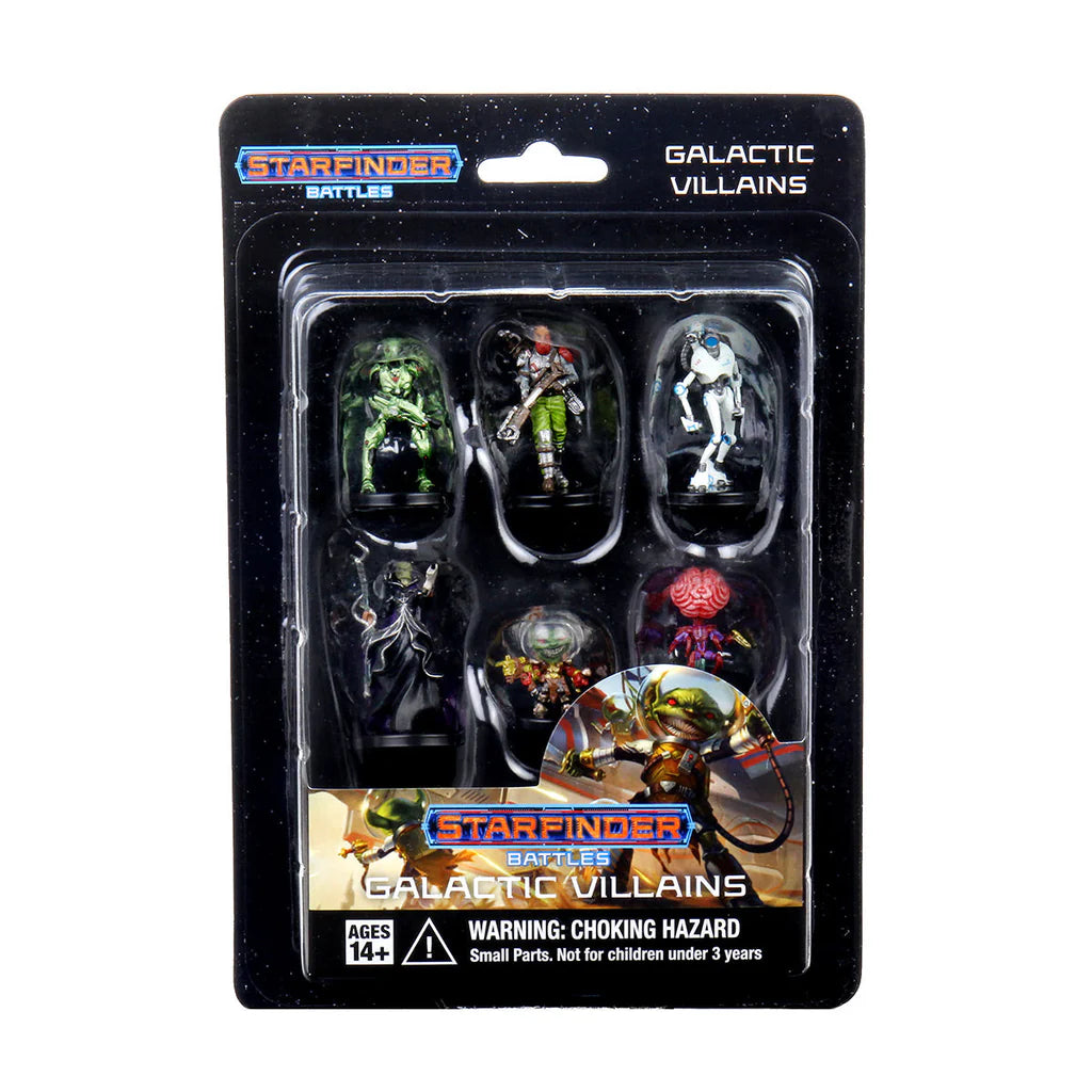 Starfinder Battles Starter Pack Monsters Miniatures WizKids