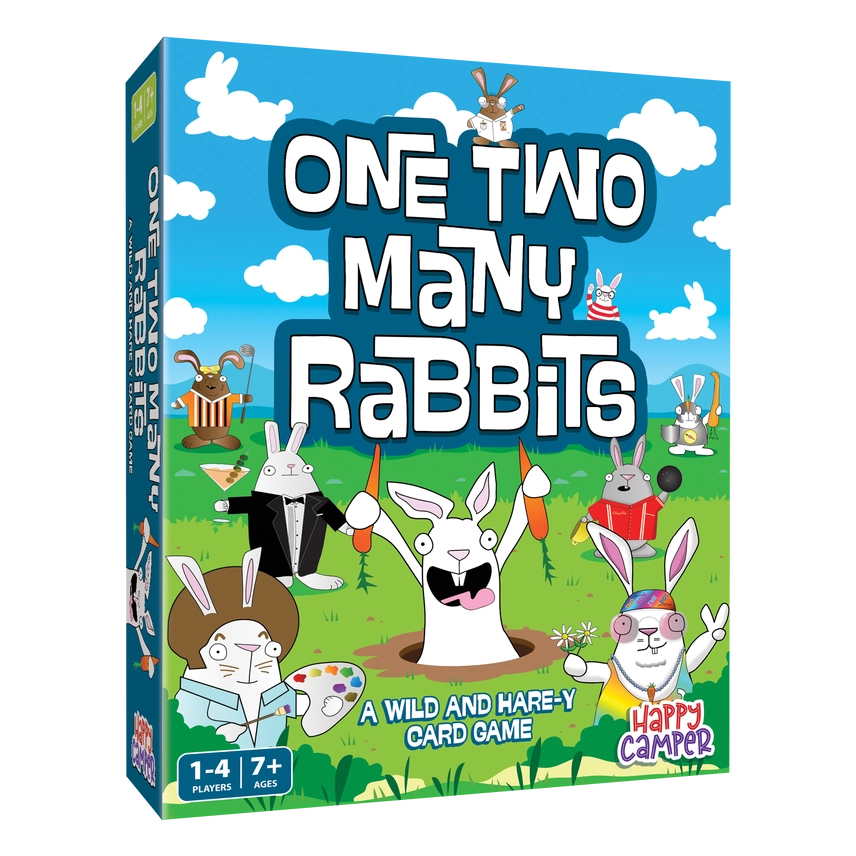 One Two Many Rabbits - A Wild & Harey Card Game Card Games Happy Camper