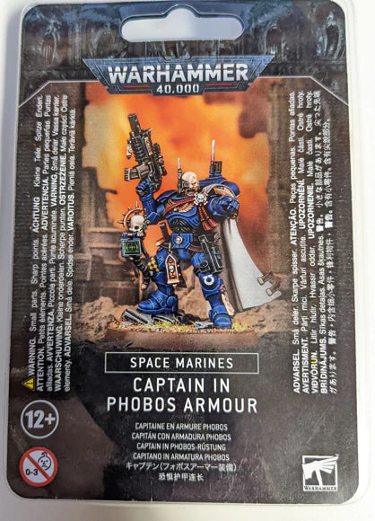 Warhammer 40K Space Marines: Captain in Phobos Armor Miniatures Games Workshop   