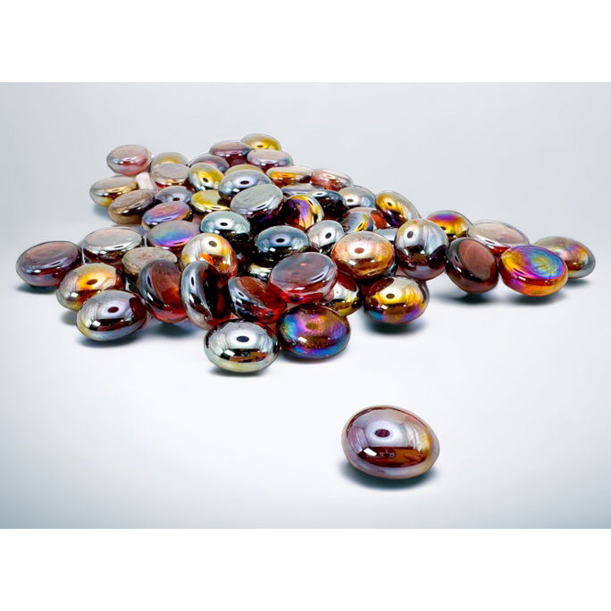 Chessex Glass Stones Iridized Amethyst (40) Supplies Chessex   