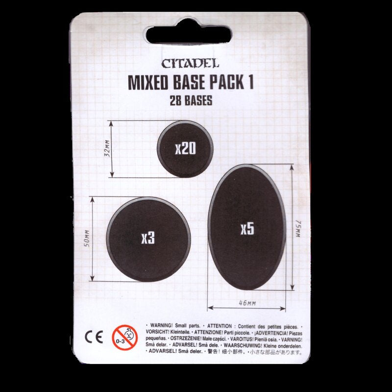Citadel Mixed Base Pack 1 Miniatures Games Workshop   