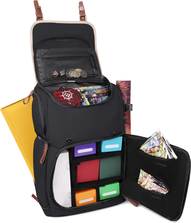 ENHANCE Gaming Trading Card Storage Backpack Black Clothing & Accessories Enhance Gaming Enhance TCG BP BLK