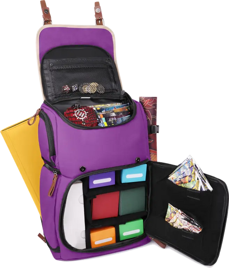 ENHANCE Gaming Trading Card Storage Backpack Black Clothing & Accessories Enhance Gaming Enhance TCG BP Purple