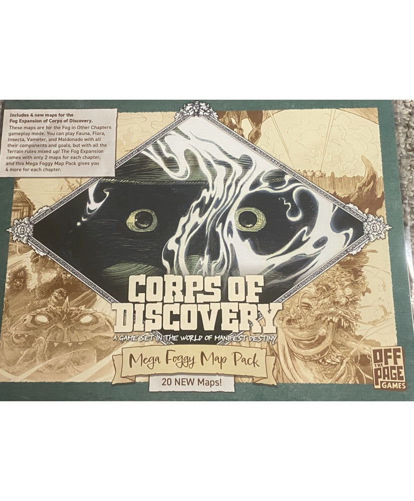 Corps of Discovery Mega Foggy Map Pack Board Games Off The Page Games