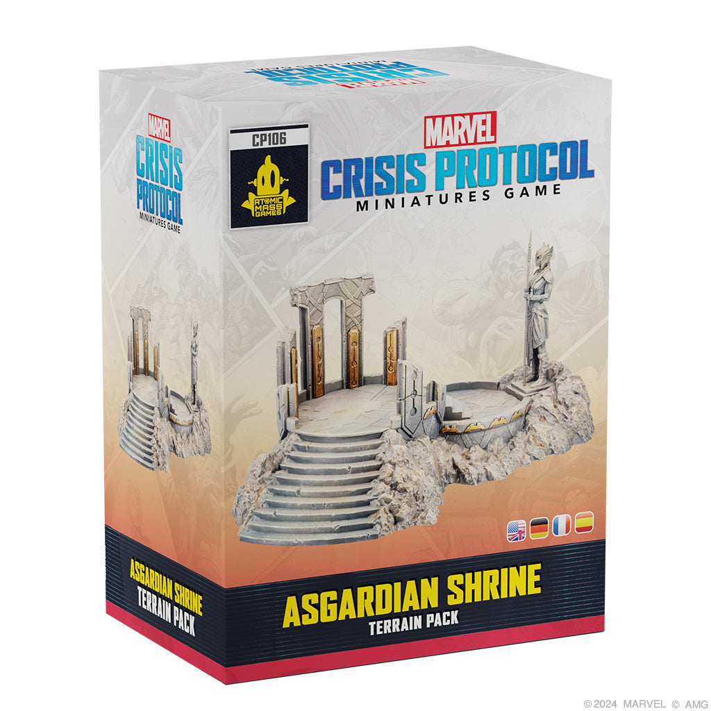Marvel Crisis Protocol: Asgardian Shrine Terrain Pack Miniatures Atomic Mass Games   