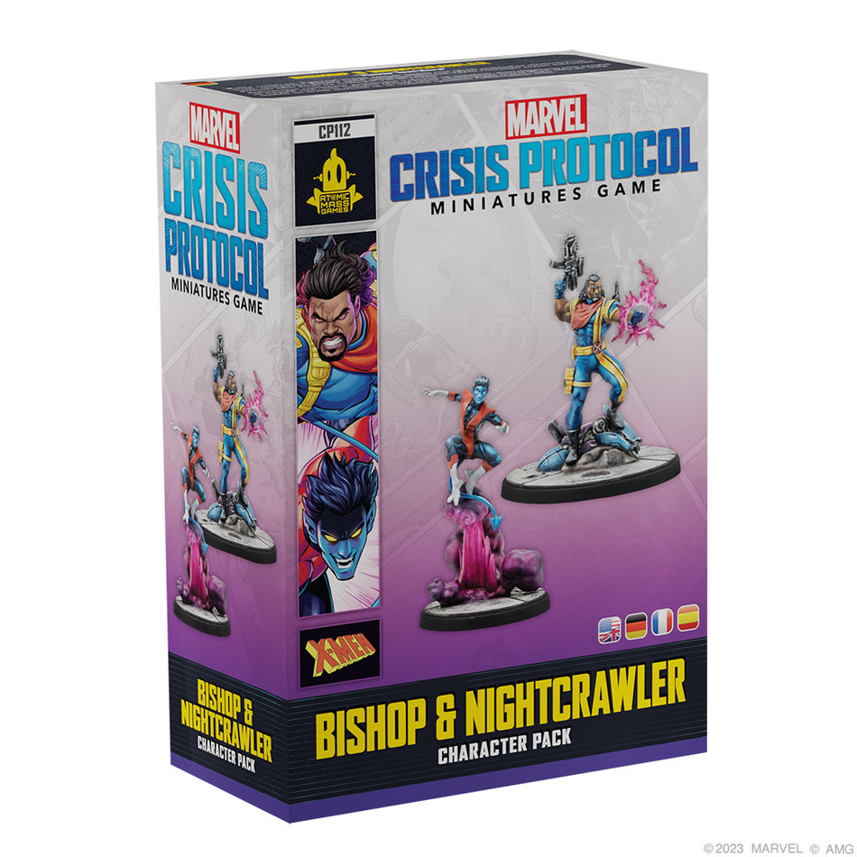 Marvel Crisis Protocol: Bishop & Nightcrawler Miniatures Atomic Mass Games   