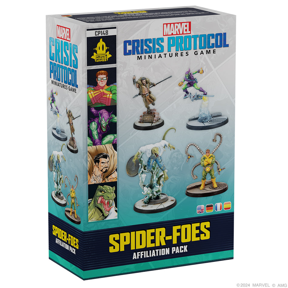 Marvel: Crisis Protocol - Spider-Foes Affiliation Pack Miniatures Atomic Mass Games   