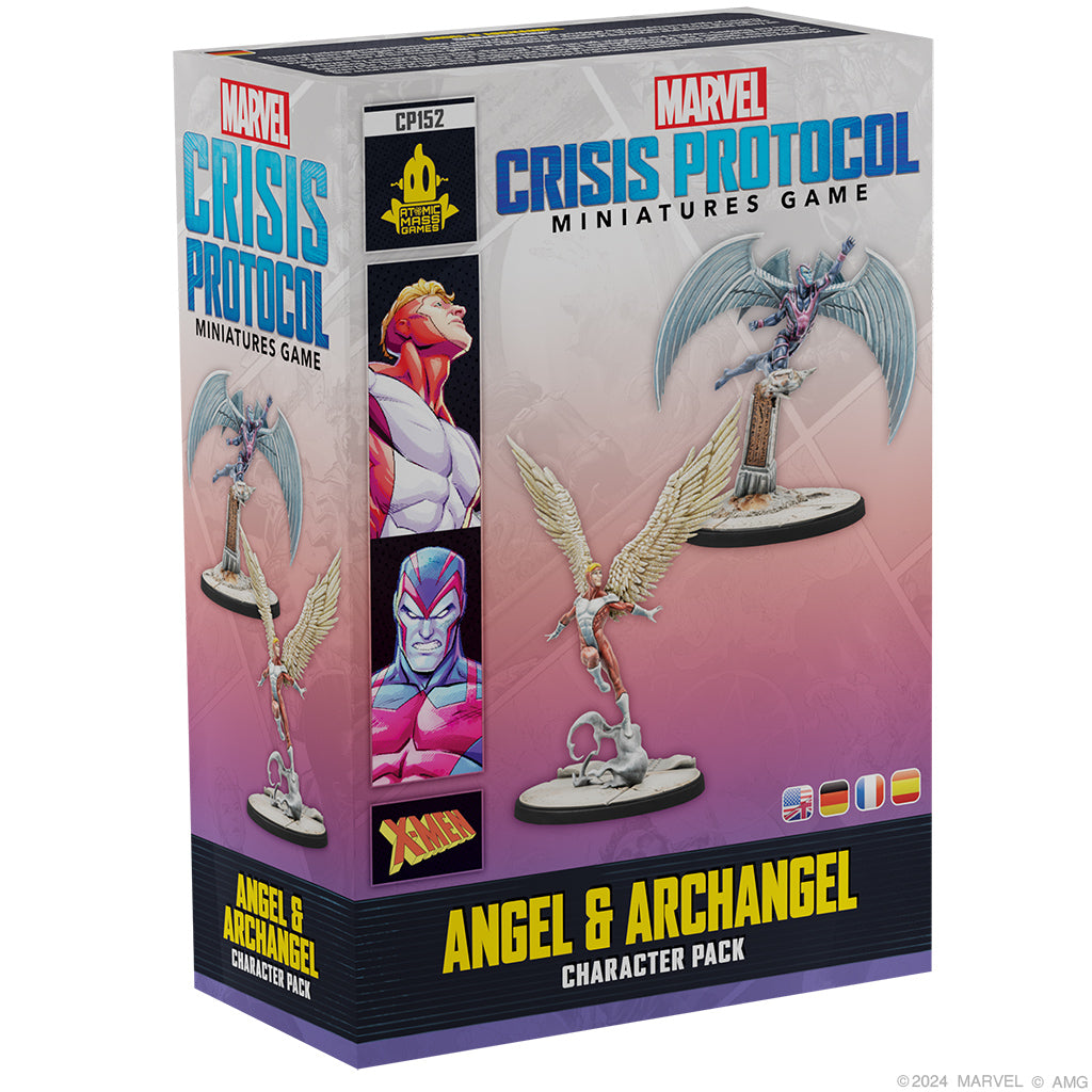 Marvel Crisis Protocol: Angel & Archangel Miniatures Atomic Mass Games   