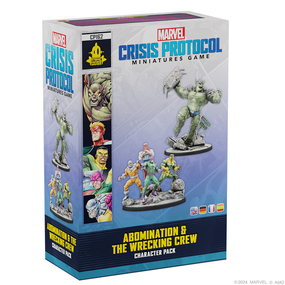 Marvel Crisis Protocol: Abomination & The Wrecking Crew Character Pack Miniatures Atomic Mass Games   