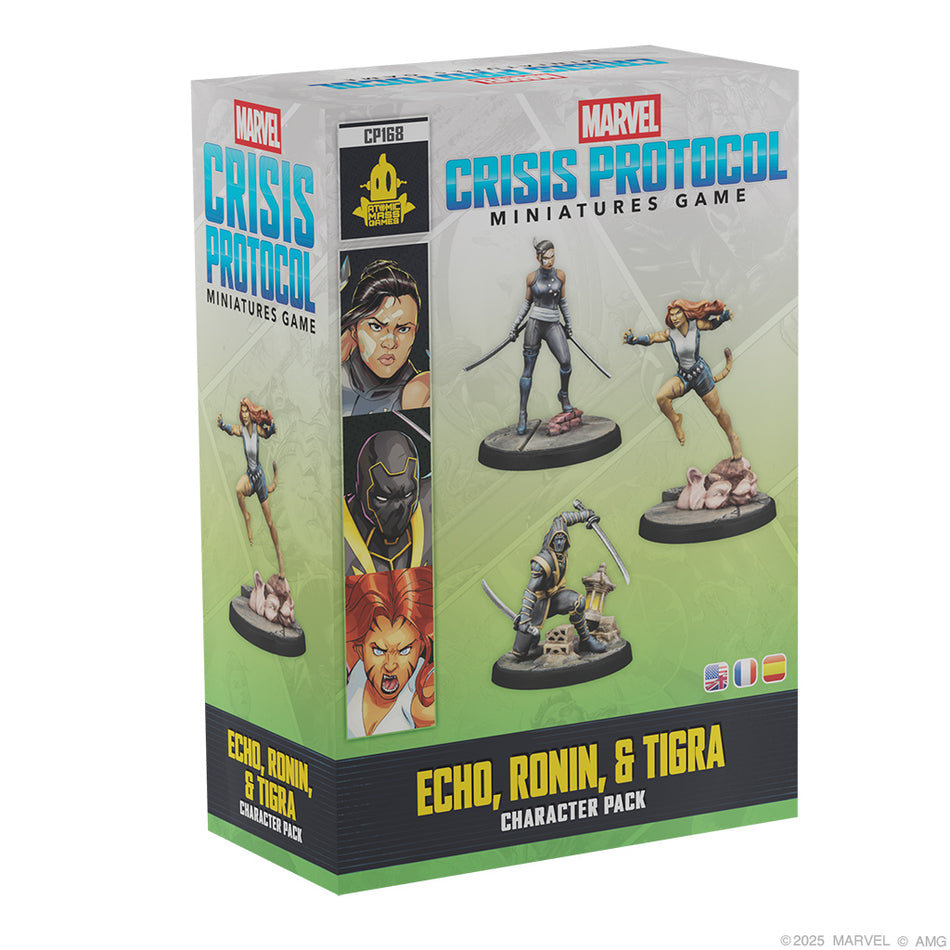 Marvel: Crisis Protocol - Echo, Ronin & Tigra Miniatures Atomic Mass Games