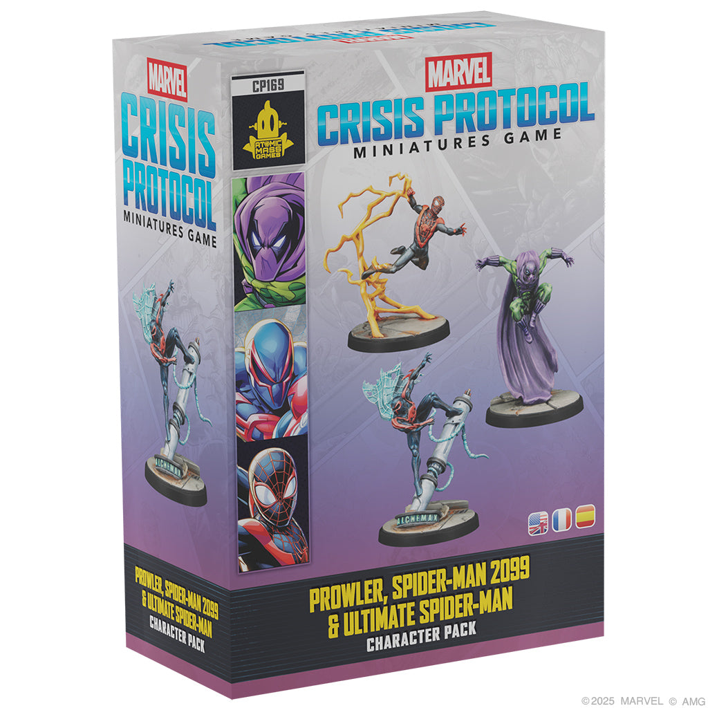 Marvel: Crisis Protocol - Prowler, Spider-Man 2099 & Ultimate Spider-Man Miniatures Atomic Mass Games