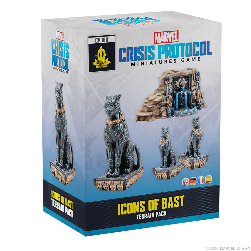 Marvel Crisis Protocol: Icons of Bast Terrain Pack Miniatures Atomic Mass Games   