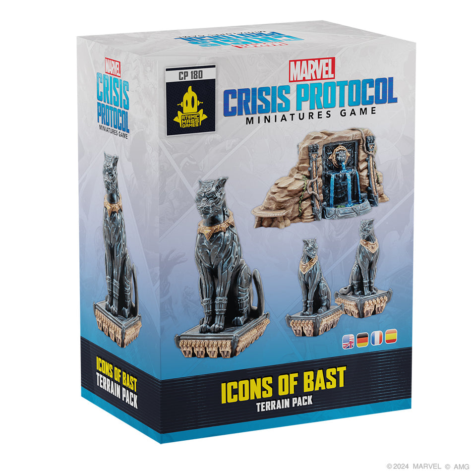 Marvel Crisis Protocol: Icons of Bast Terrain Pack Miniatures Atomic Mass Games   