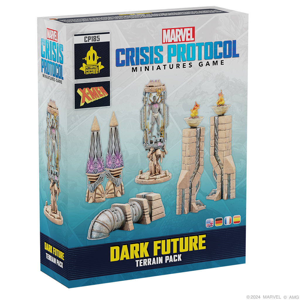 Marvel Crisis Protocol: Dark Future Terrain Pack Miniatures Atomic Mass Games   