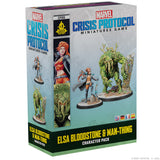 Marvel Crisis Protocol: Elsa Bloodstone & Man-Thing Character Pack Miniatures Atomic Mass Games