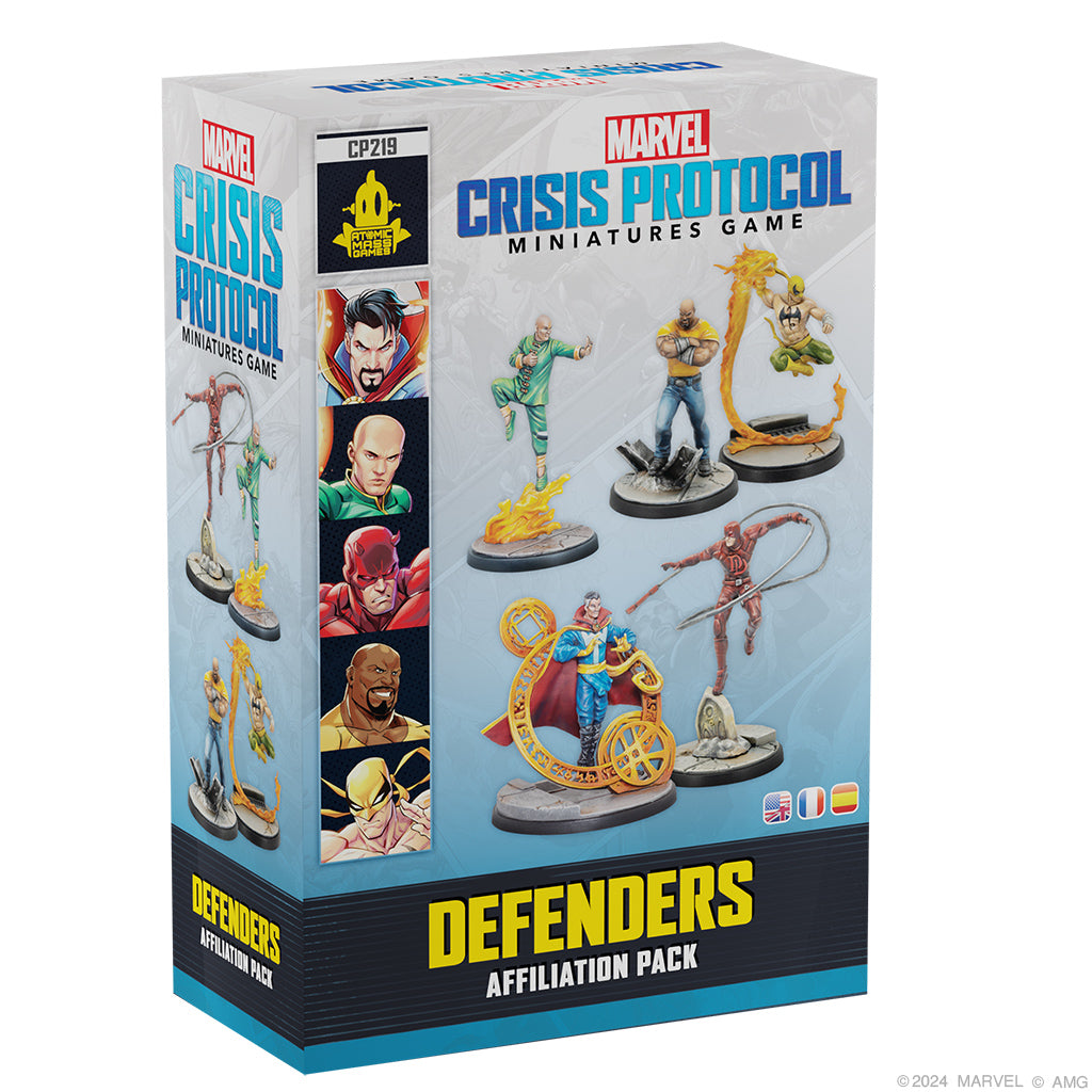 Marvel Crisis Protocol: Defenders Affiliation Pack Miniatures Atomic Mass Games MCP Defenders Affiliation Pack