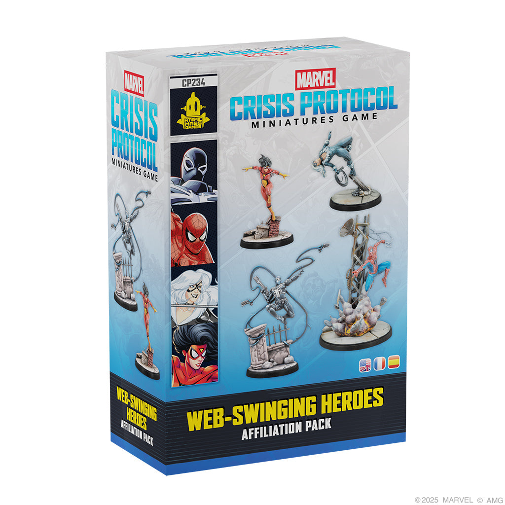 Marvel: Crisis Protocol - Web-Swinging Heroes Miniatures Atomic Mass Games