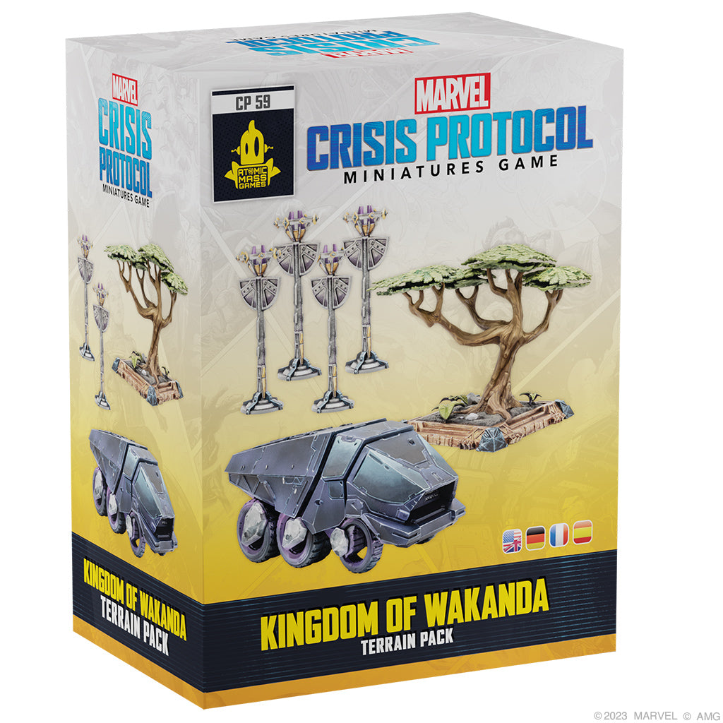 Marvel Crisis Protocol: Kingdom of Wakanda Terrain Pack Miniatures Atomic Mass Games   