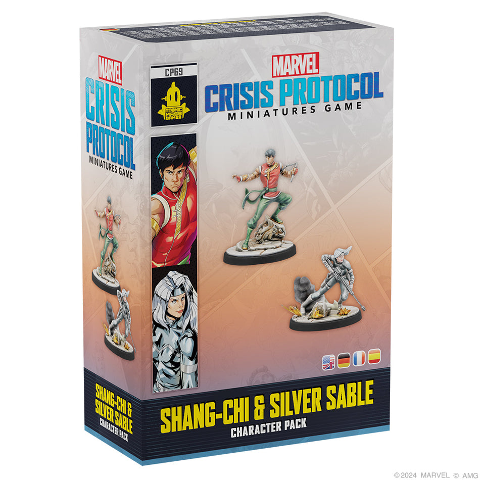 Marvel Crisis Protocol: Shang-Chi & Silver Sable Miniatures Atomic Mass Games   