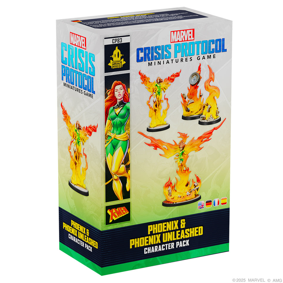 Marvel Crisis Protocol: Phoenix & Phoenix Unleashed Character Pack Miniatures Atomic Mass Games