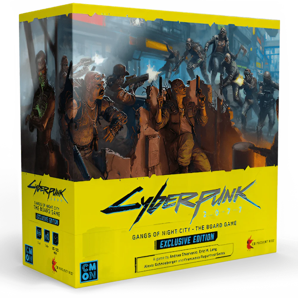 Cyberpunk 2077: Gangs of Night City Kickstarter Exclusive Edition Board Games Cool Mini or Not   