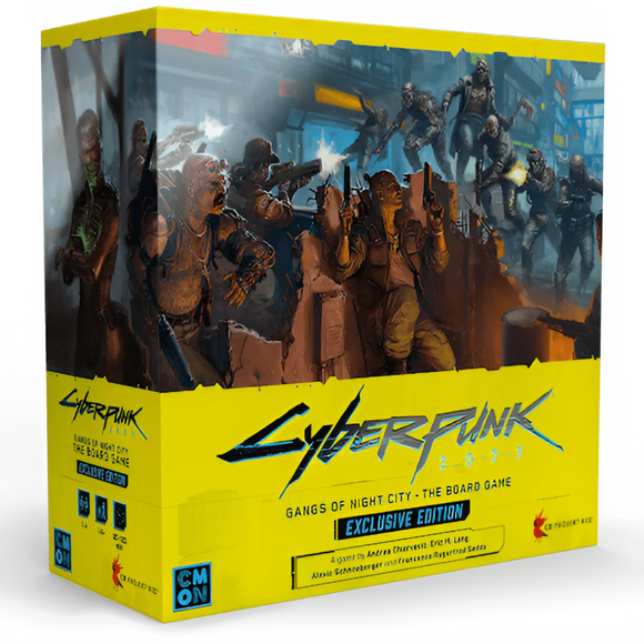 Cyberpunk 2077: Gangs of Night City Kickstarter Exclusive Edition Board Games Cool Mini or Not   