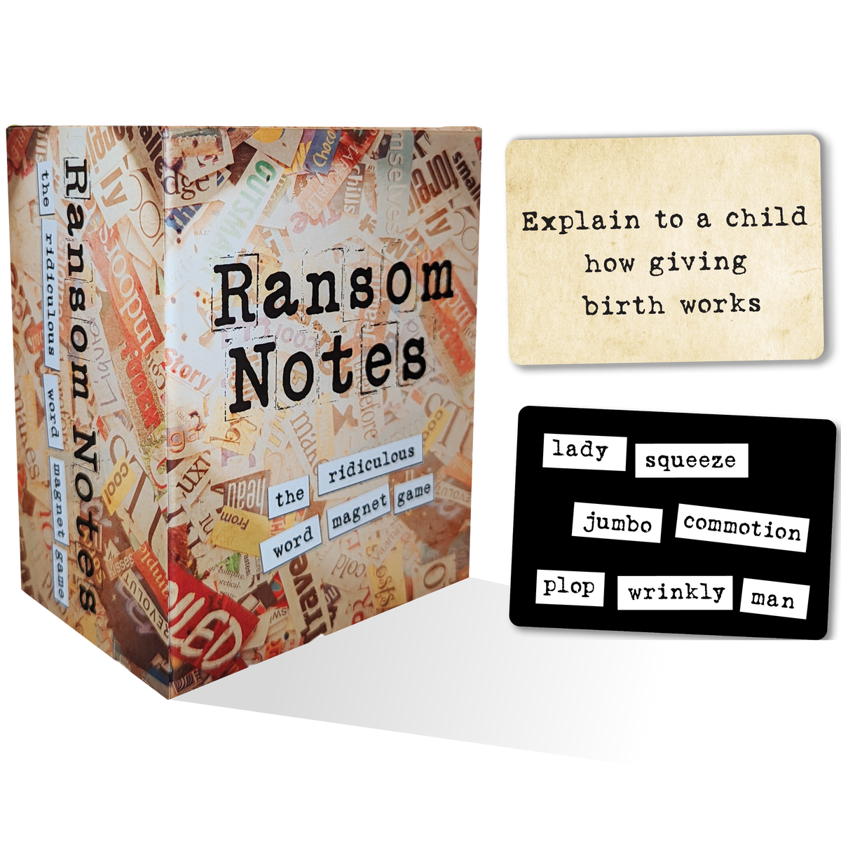 Ransom Notes: The Ridiculous Word Magnet Game Party Games Very Special Games