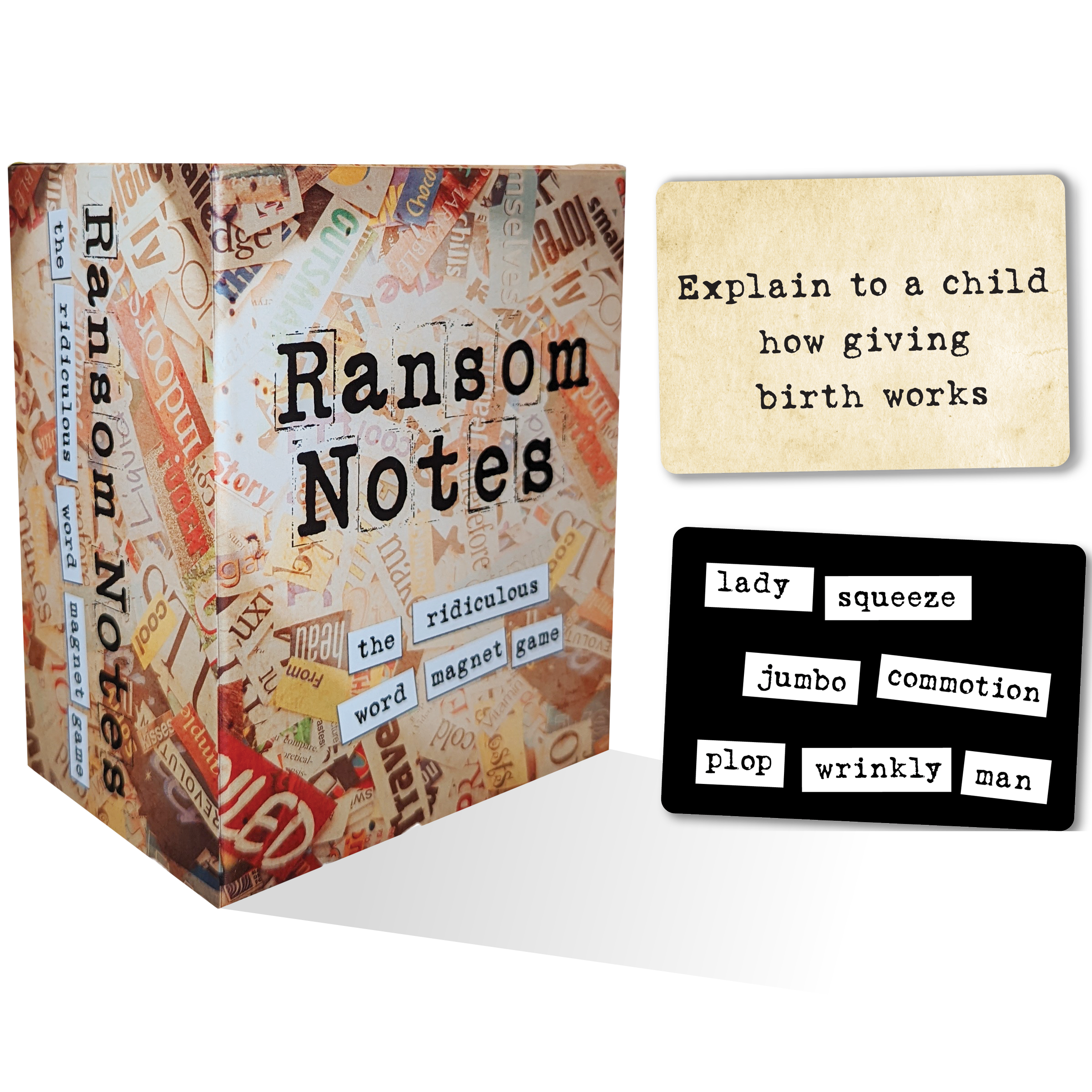Ransom Notes: The Ridiculous Word Magnet Game Party Games Very Special Games