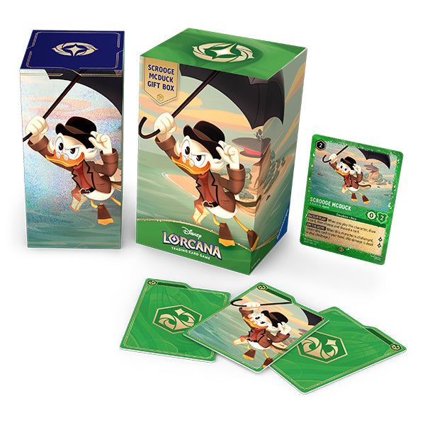 Disney Lorcana: Winterspell- Scrooge McDuck Gift Box Trading Card Games Ravensburger Winterspell Scrooge GB
